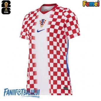 Croația Echipament de Fotbal Replică Mondial 2026 Femei Acasa